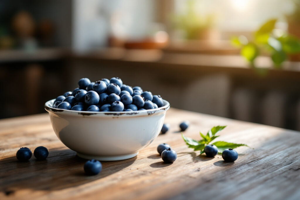 Morning Diets for Blueberries