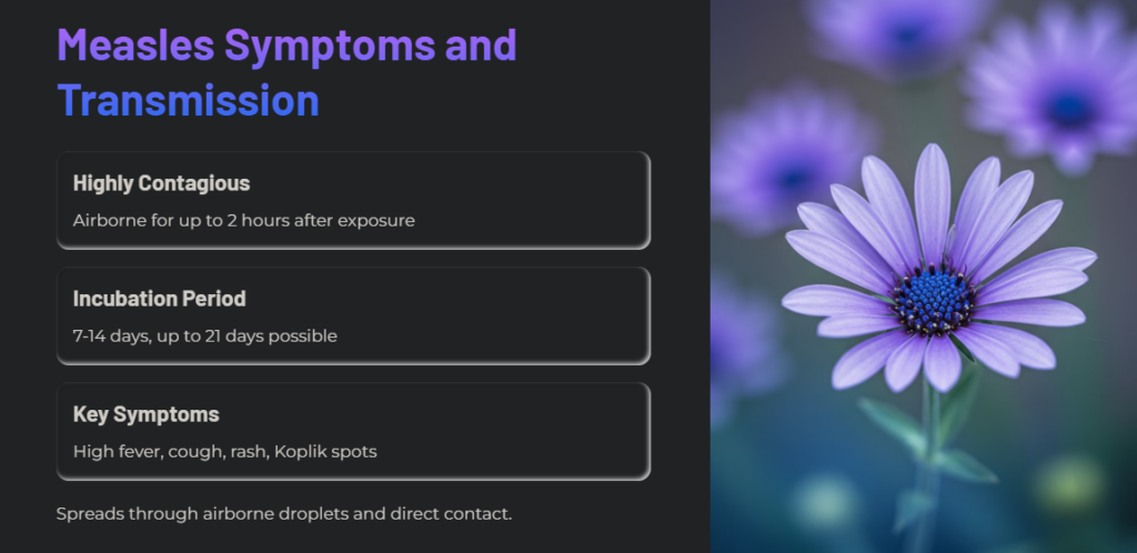 Measles Symptoms and How It Spreads