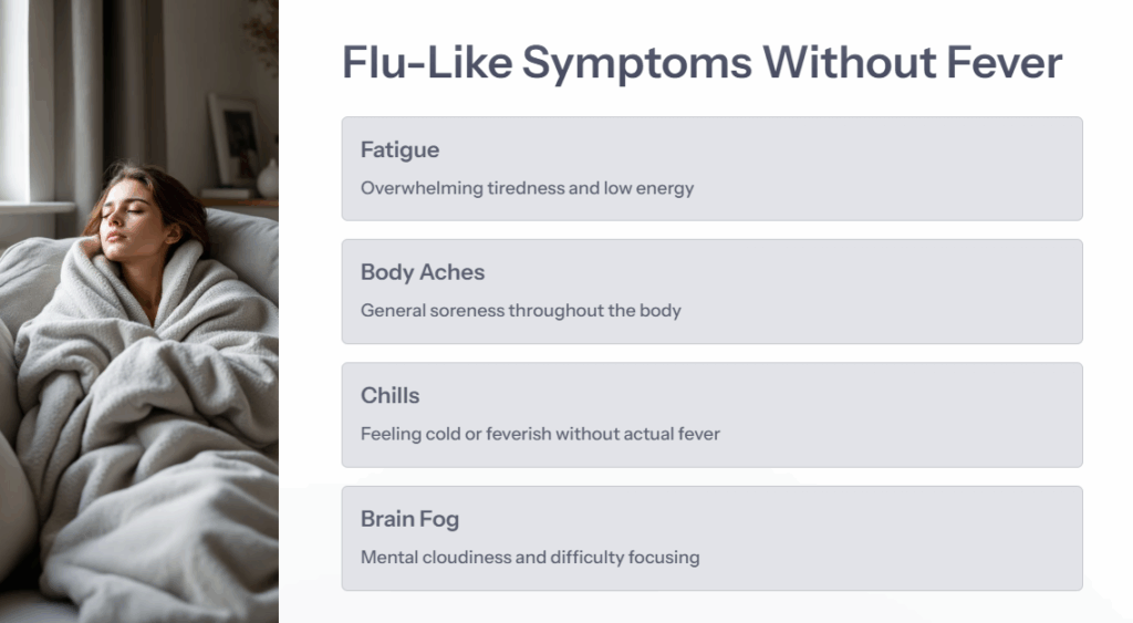 Why Do I Feel Like I Have the Flu But No Fever? 7 Possible Causes and What to Do - 2 tophealthscience why do i feel like i have the flu but no fever 7 possible causes and what to do why do i feel like i have the flu but no fever 7 possible causes and what to do 1 Why Do I Feel Like I Have the Flu But No Fever? 7 Possible Causes and What to Do Musculoskeletal