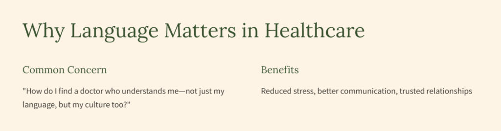 tophealthscience why language matters in healthcare why language matters in healthcare How to Find a Hindi-Speaking Primary Care Doctor in the U.S.: A Practical Guide for Indian Families Trending